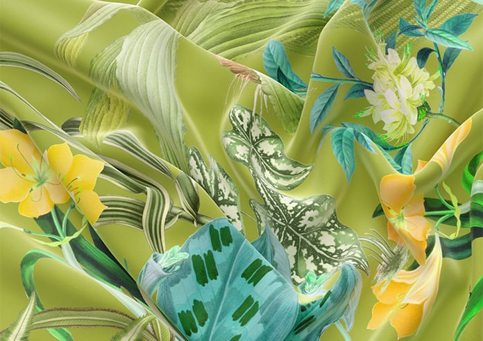 Barbados, Avocado - Motorised Roman Blind - Image 4